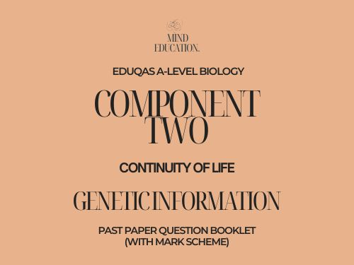 Eduqas A-Level Biology: Component 2 – Genetic Information Past Paper Questions & Mark Scheme