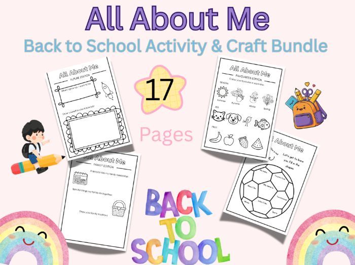 All About Me Back to School Bundle