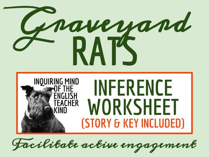 "The Graveyard Rats" by Henry Kuttner Gothic Story Analysis Worksheet | Halloween English Activity
