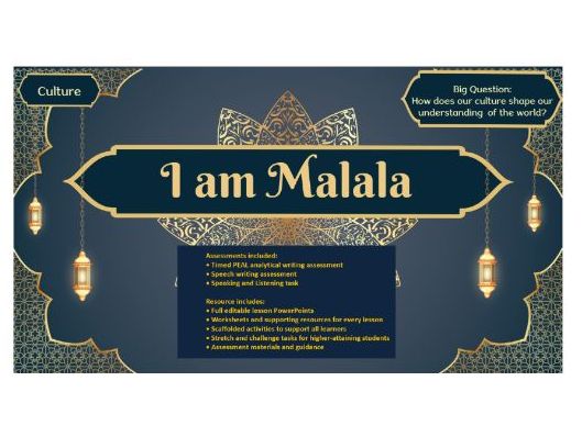 I Am Malala KS3 English Unit of Work | Complete Scheme of Work & Assessments | 24 lessons