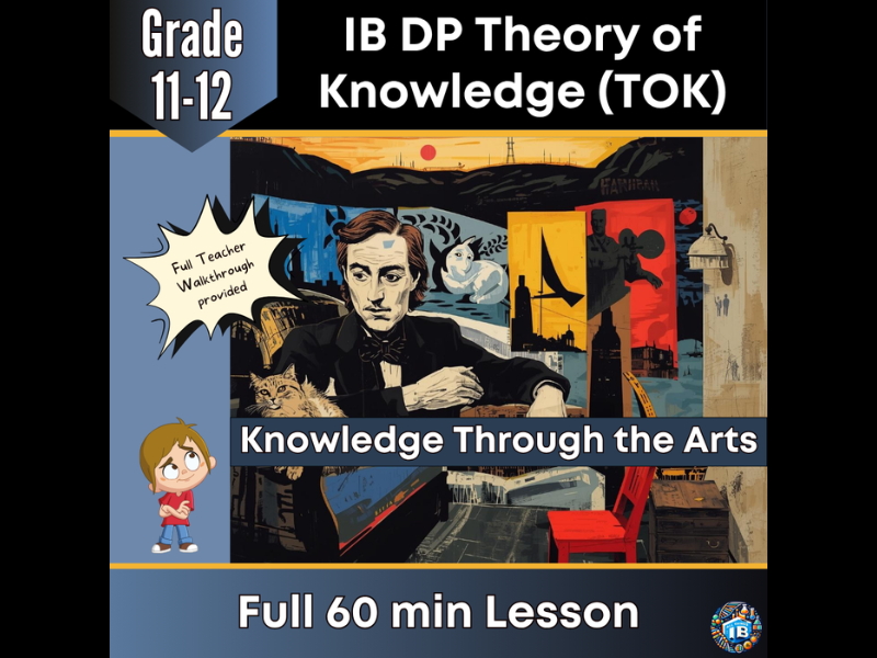 IB DP Theory of Knowledge (TOK): Knowledge Through the Arts – Full Lesson 2026