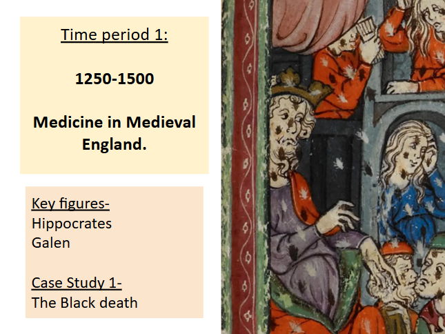 GCSE Edexcel Medicine through time revision- Medieval