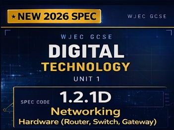 NEW 2026 WJEC GCSE Digital Technology – 1.2.1D Internet Technologies (WWW, DNS, URLs) – Lesson Pack