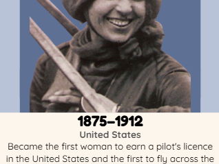Her Story - Inspirational Women Display:  Aviation & Space