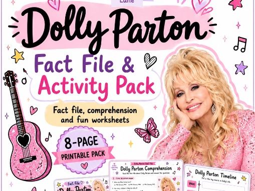 Dolly Parton Fact File & Activity Pack