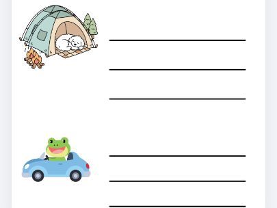 Eyfs sentence writing