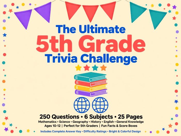 5th Grade Trivia Challenge