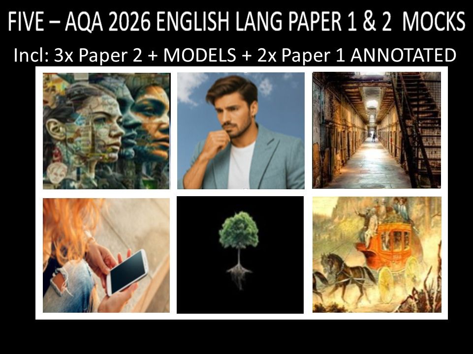 FIVE - AQA PAPER 1 & 2 | 2026 FULL MOCKS | MODELS  |  ANNOTATED