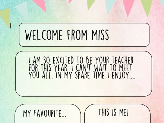 Teacher Profile Templates