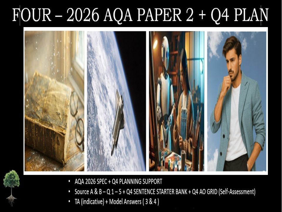 FOUR - AQA PAPER 2 | 2026 FULL MOCKS | Q4 PLAN