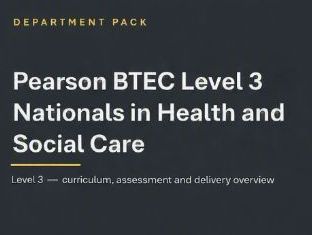 Editable Course Plan, Assessment, and Progress Tracker: Pearson BTEC Level 3 Nationals