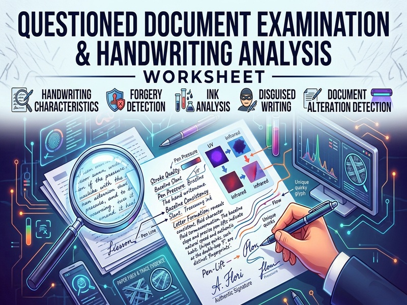 Questioned Document Examination & Handwriting Analysis