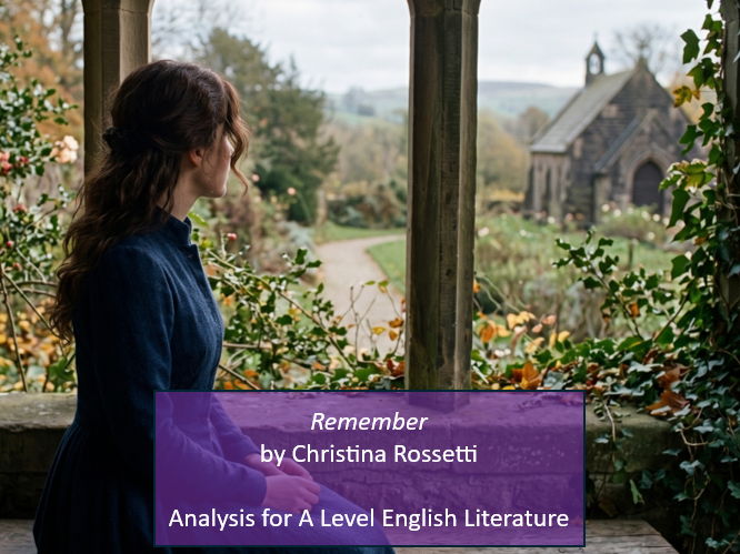 Remember by Christina Rossetti - Concise A3 Detailed Summary