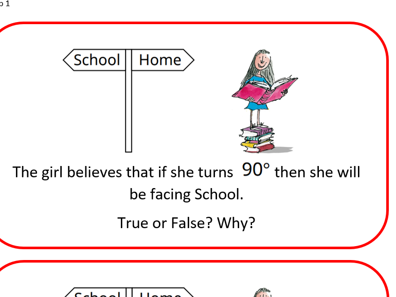 Year 5 Shape/ Angles warm up questions 10 questions