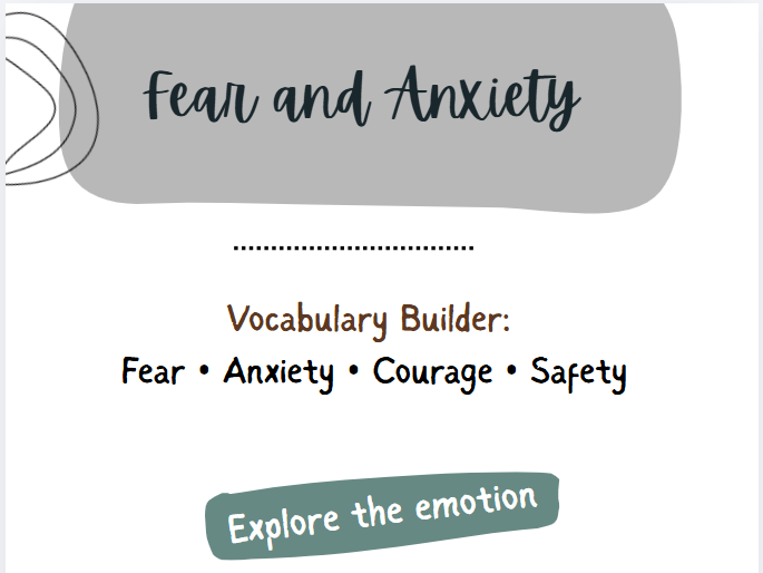 Exploring fear and anxiety