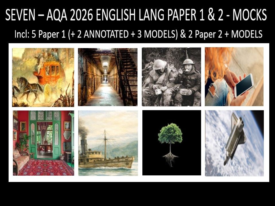 SEVEN - AQA PAPER 1 & 2 | 2026 FULL MOCKS | ANNOTATED | MODELS