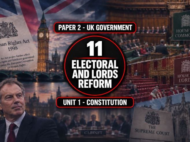11 The UK Constitution - Electoral and Lords Reform