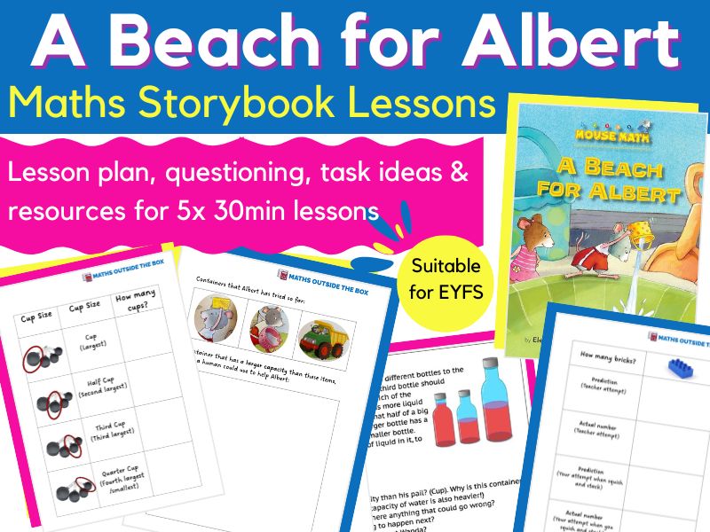 A Beach for Albert - Maths Storybook Lessons for EYFS