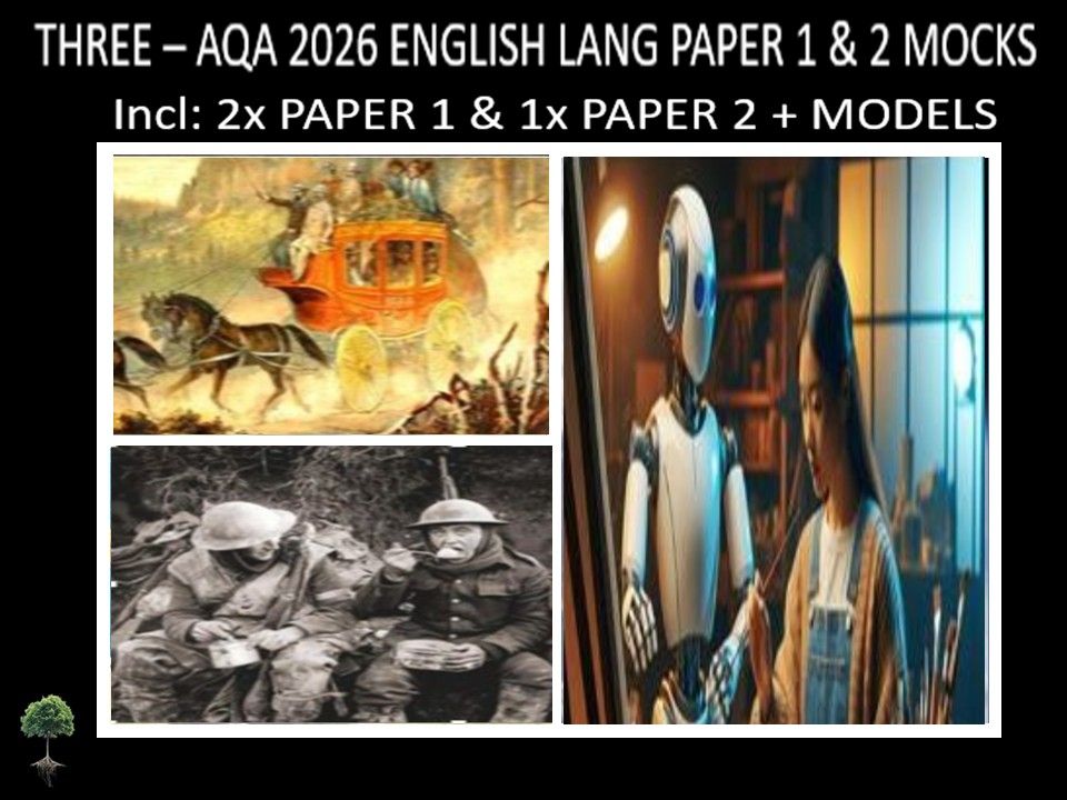 THREE - AQA PAPER 1 & 2 | 2026 FULL MOCKS | MODELS