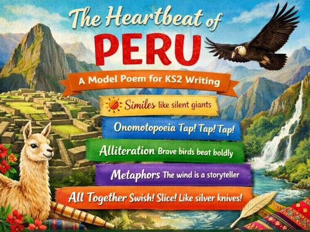 Peru Free Verse Poem Model Text