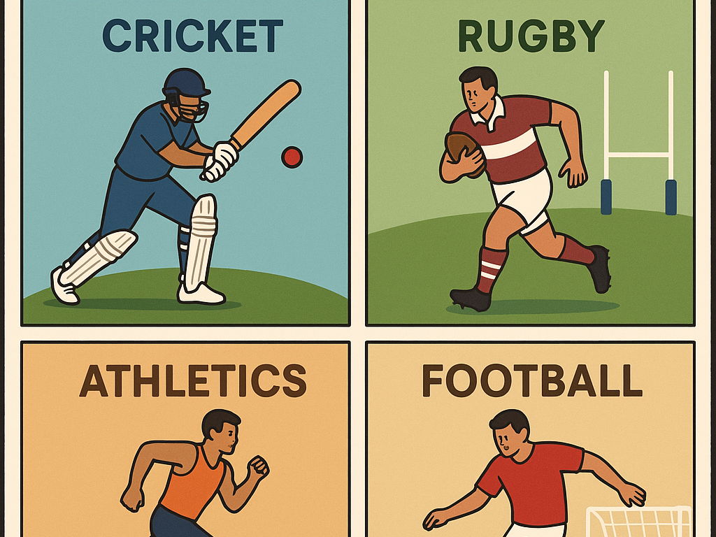 Traditional Sports – All-Year-Round PE Pack (Cricket, Rugby, Athletics & Football)