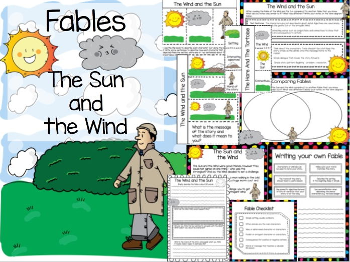 The Wind and the Sun - Fable | Teaching Resources