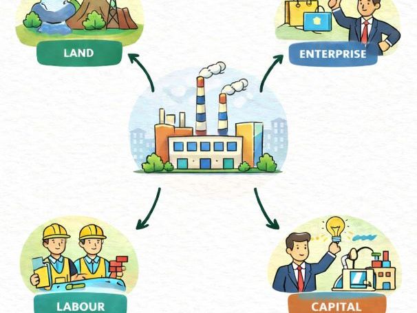 IBDP Economics - Factors of production - Classroom display
