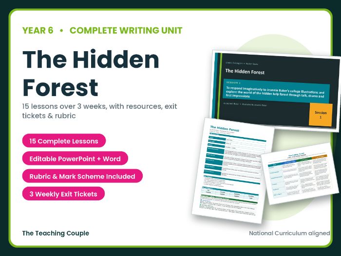 The Hidden Forest | Year 6 English Unit