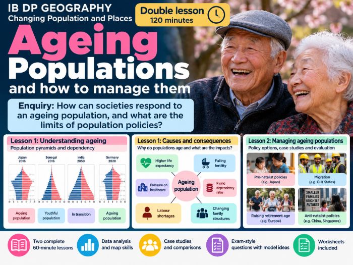 IB DP Geography - Core 1 part III: Ageing Populations & How to Manage Them