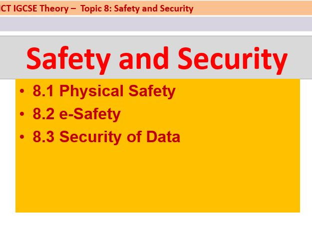Safety and Security