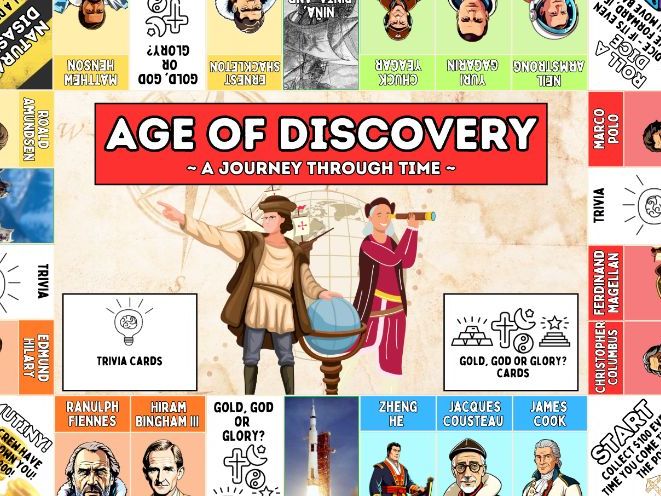 Age of Exploration Board Game | KS2 History Game