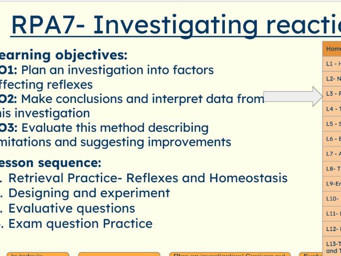 RPA7 Ruler Drop AQA Biology GCSE