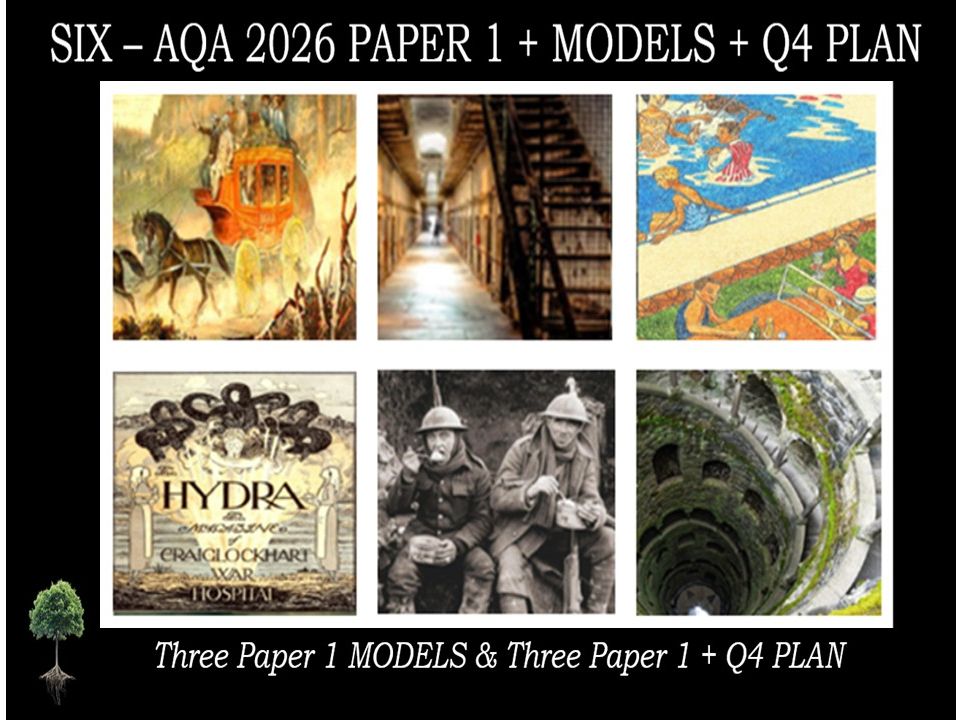 SIX - AQA PAPER 1 | 2026 FULL MOCKS | MODELS | Q4 PLAN