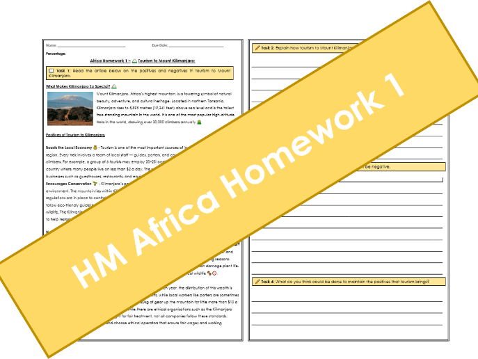 Africa HWK – Tourism to Mount Kilimanjaro