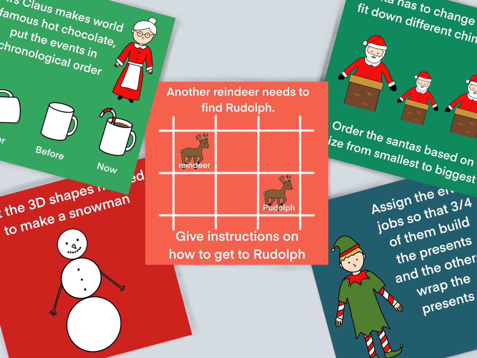 Christmas Advent Calendar KS1 Maths Activities Teaching Resources