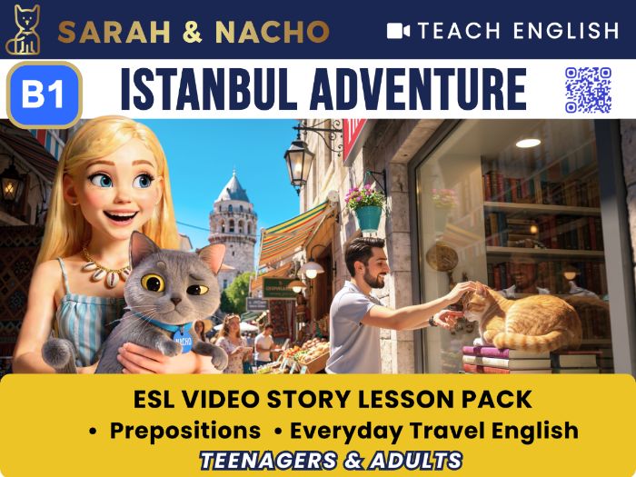 Istanbul Adventure | B1 ESL Prepositions