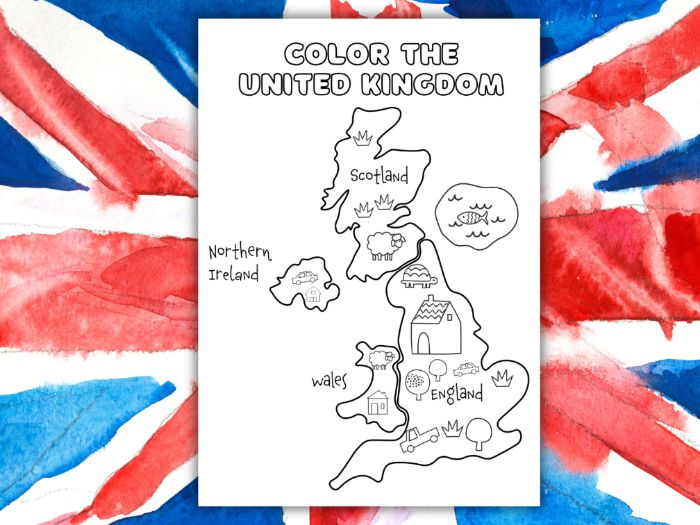 color the united kingdom