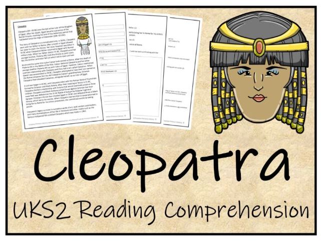 UKS2 Cleopatra Reading Comprehension Activity