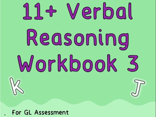 11+ Verbal Reasoning Workbook 3