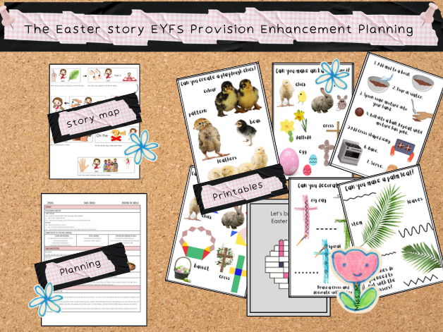 The Easter Story EYFS provision enhancement planning
