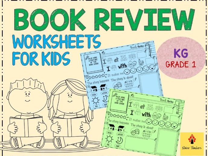 Book Review Printable Worksheets for Primary  for reading log journal