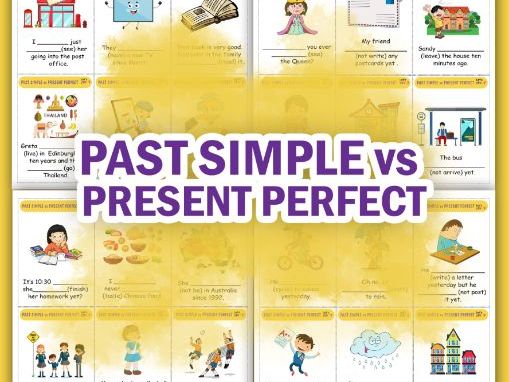 Simple Past vs Present Perfect Worksheets & Exercises | ESL Grammar Practice