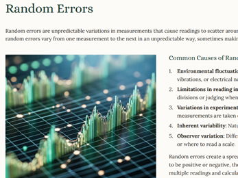 AS Level Physics - 1.3 Errors and Uncertainties