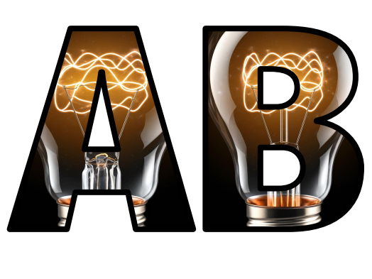 Edison Lightbulb Science Lettering Set Display Title Letters Numbers ...