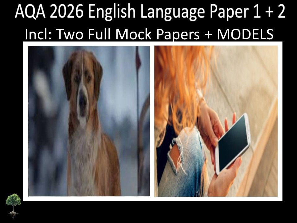 Two AQA 2026 English Language Paper 1 + 2 Mocks | MODELS