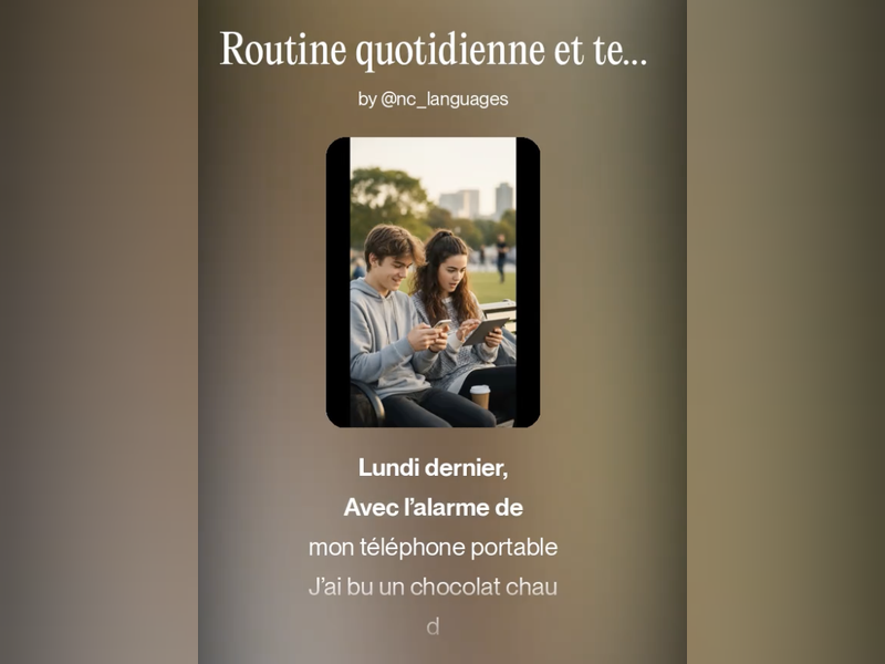 Year 9 / GCSE FRENCH SONG Unit 10: La technologie dans la vie Part 2 (Perfect tense)