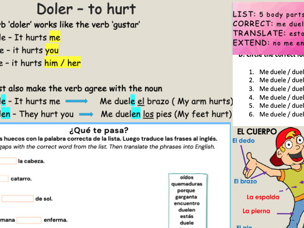 Viva 3 Module 3.5 ¡Me duele todo!