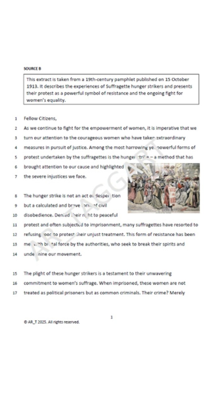 One AQA GCSE English Language Paper 2 Mock | Q4 Differentiated Support ...