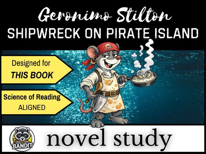 Geronimo Stilton SHIPWRECK ON PIRATE ISLAND Novel Study