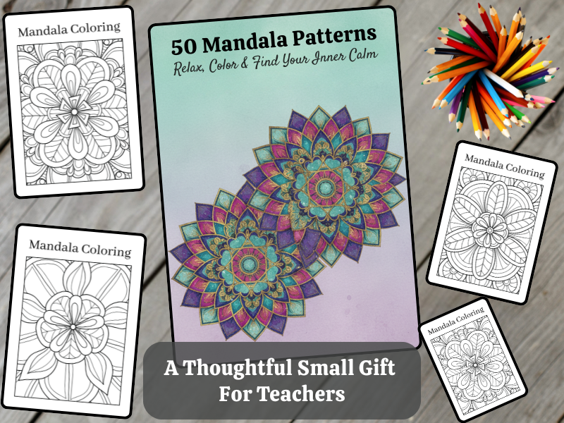 50 Mandala Patterns: A Relaxing Coloring Journey for Adults